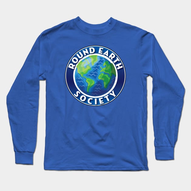 Round Earth Society Long Sleeve T-Shirt by Graphico